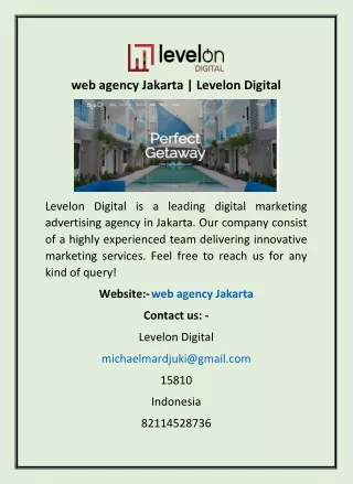 web agency Jakarta | Levelon Digital