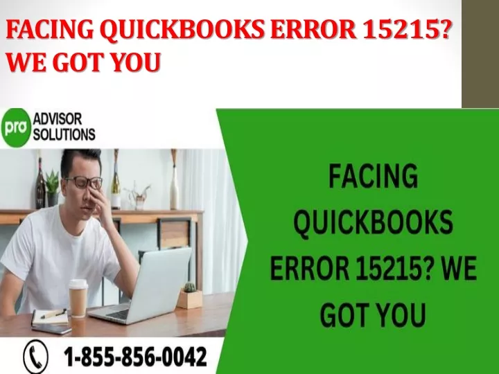 facing quickbooks error 15215 we got you