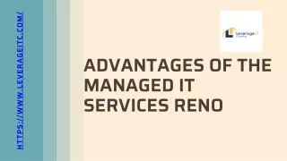 advantages of the managed it services reno