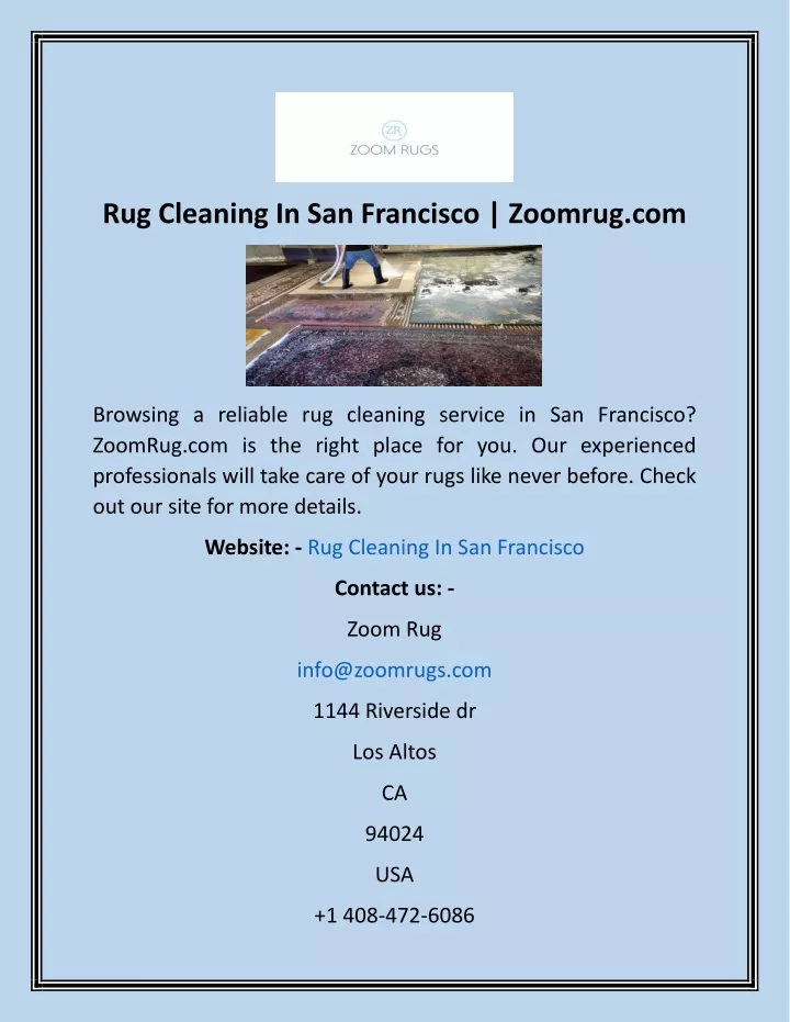 rug cleaning in san francisco zoomrug com