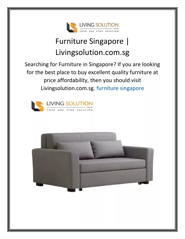 furniture singapore livingsolution com sg