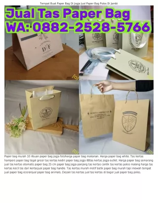 O88ᒿ–ᒿ5ᒿ8–5ᜪᏮᏮ (WA) Tas Paper Jakarta Paper Bag Yang Murah