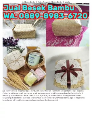 088ᑫ•8ᑫ83•6ᜪᒿ0 (WA) Jual Besek Bambu Semarang Beli Besek Bambu Di Surabaya