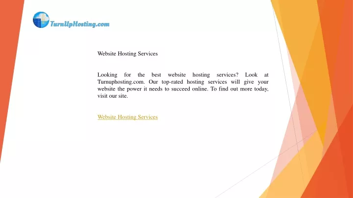 website hosting services looking for the best