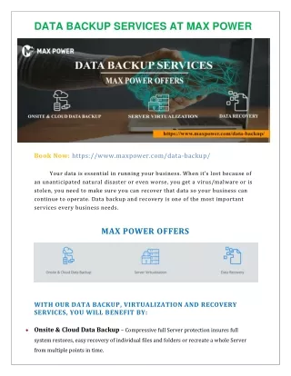 data backup services at max power