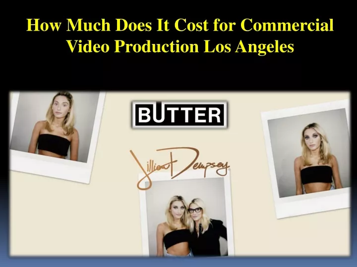 how much does it cost for commercial video