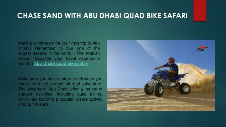 chase sand with abu dhabi quad bike safari