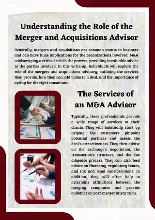 Guide to Merger and Acquisition Negotiations