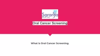 Oral Cancer Screening in Toronto |