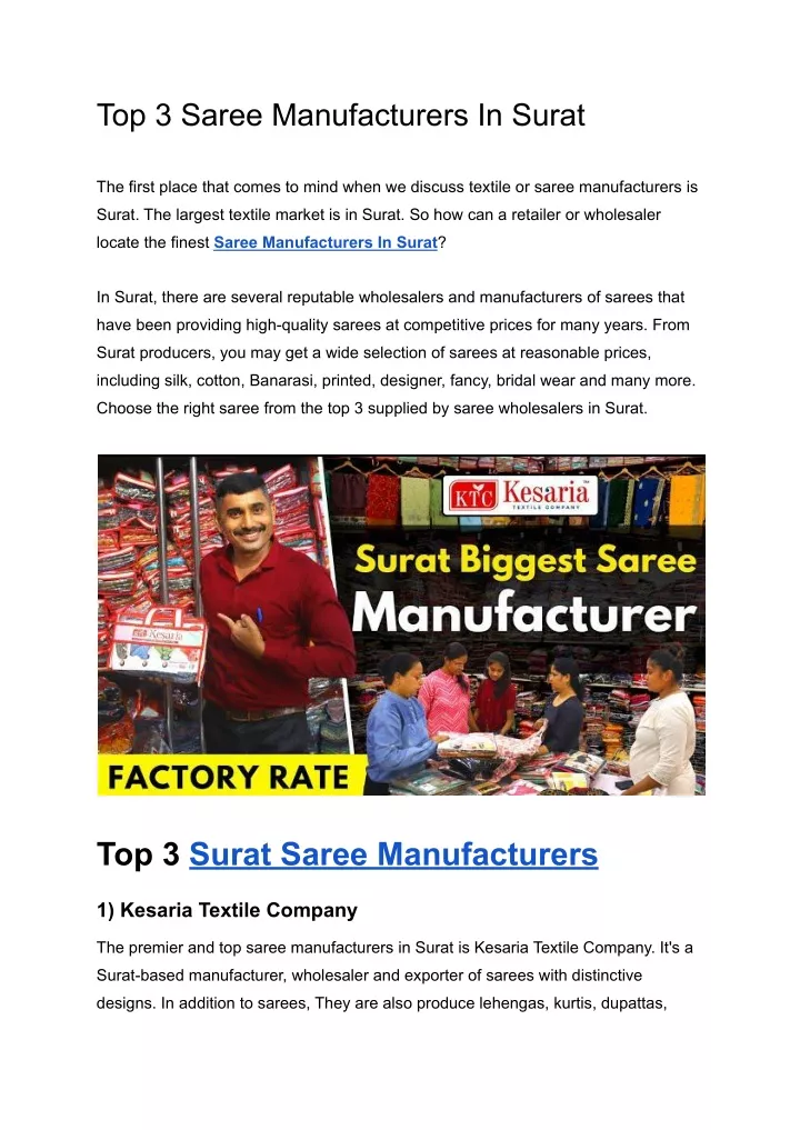 Surat's Saree Wholesale Market: Where Fashion Meets Tradition Parnika India  - YouTube