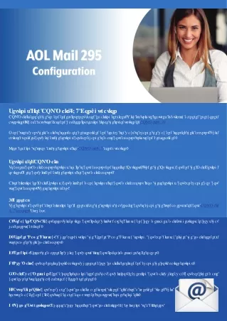 Configuing Your AOL Mail 295 Account From Your Mail Settings