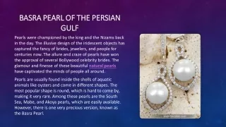 Basra Pearl of the Persian Gulf