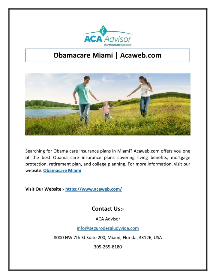 obamacare miami acaweb com