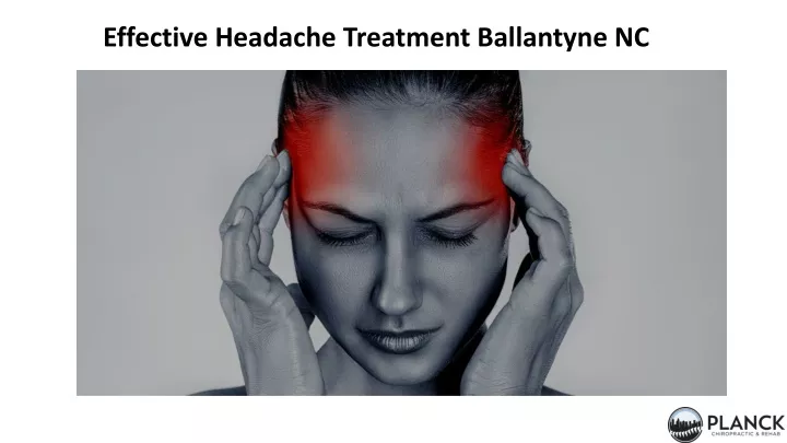effective headache treatment ballantyne nc