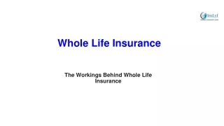 Whole Life Insurance Mississauga