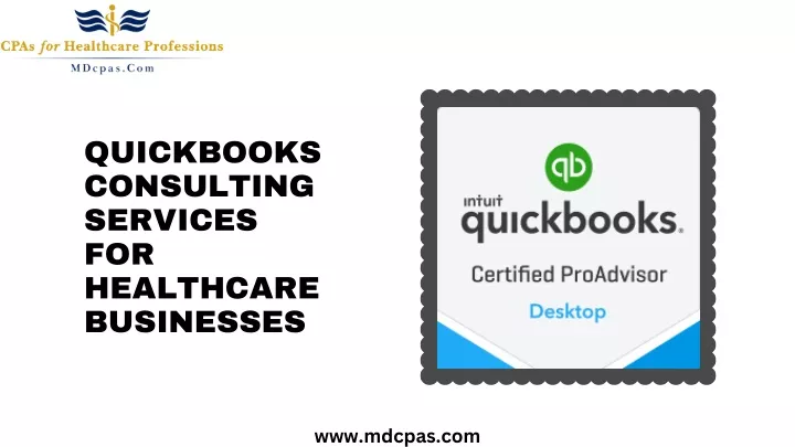 quickbooks consulting services for healthcare