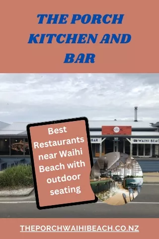 Best Restaurants near Waihi Beach with outdoor seating