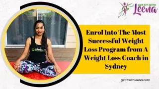 Enrol Into The Most Successful Weight Loss Program from A Weight Loss Coach in S