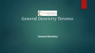 General Dentistry Toronto