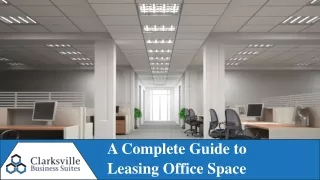 How to Lease Office Space?