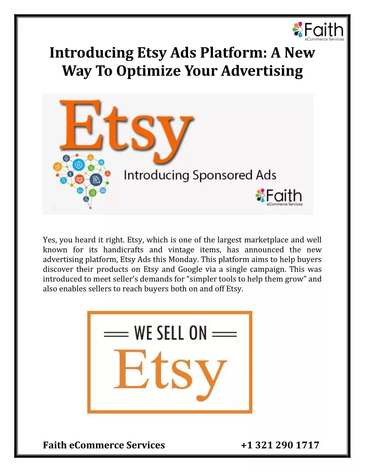 introducing etsy ads platform