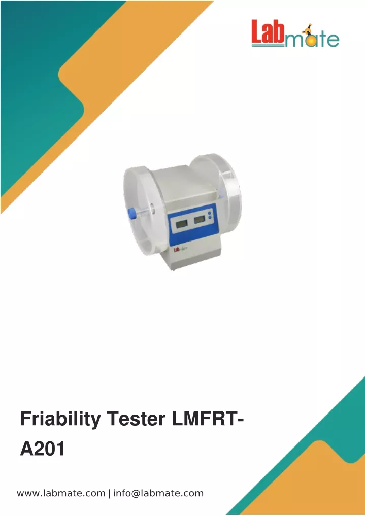 friability tester lmfrt a201