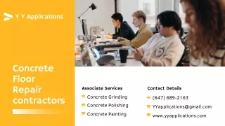 Working With Concrete Floor Repair Contractors in Toronto