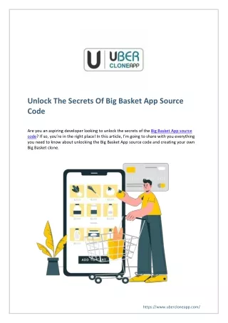 Unlock The Secrets Of Big Basket App Source Code