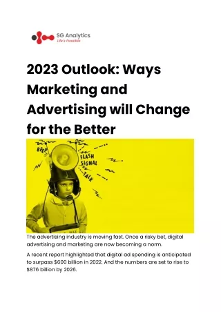 The Future of Digital Marketing and Advertising: 2023 Predictions