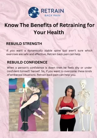 Contact to Know the Benefits of Retraining Back Pain