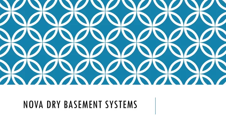 nova dry basement systems