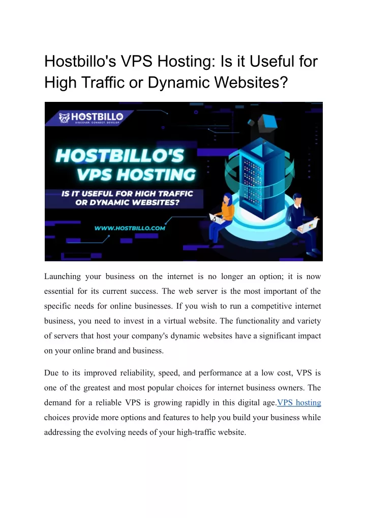 hostbillo s vps hosting is it useful for high
