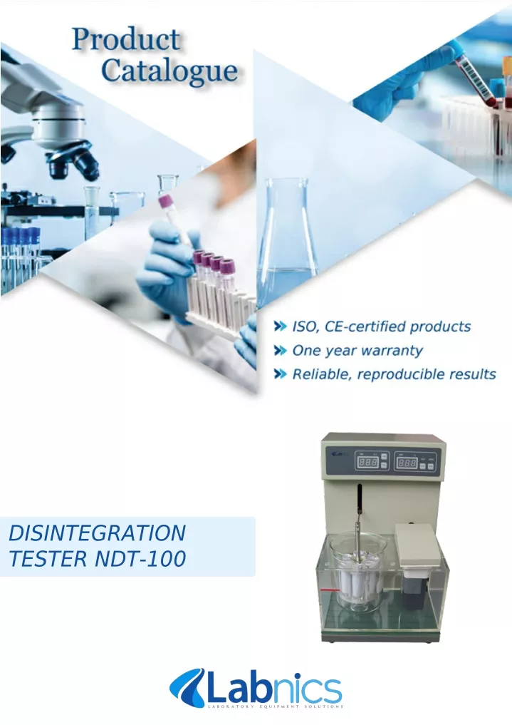 disintegration tester ndt 100