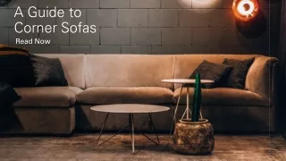 A Guide to Corner Sofas