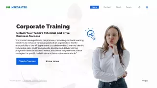Corporate training - Pm Integrated