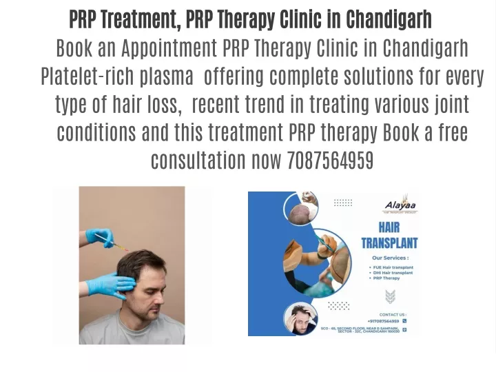 prp treatment prp therapy clinic in chandigarh