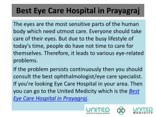 Best Eye Care Hospital in Prayagraj