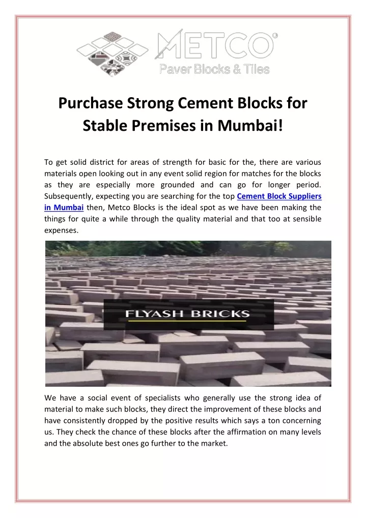 purchase strong cement blocks for stable premises