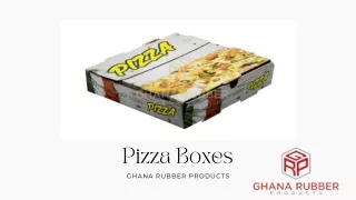 Pizza Boxes - Ghana Rubber Products