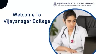 Nursing Courses and Colleges in Bangalore - Vijayanagar College of Nursing