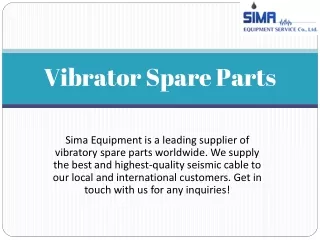 Vibrator Spare Parts
