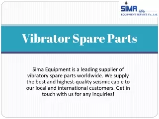 vibrator spare parts