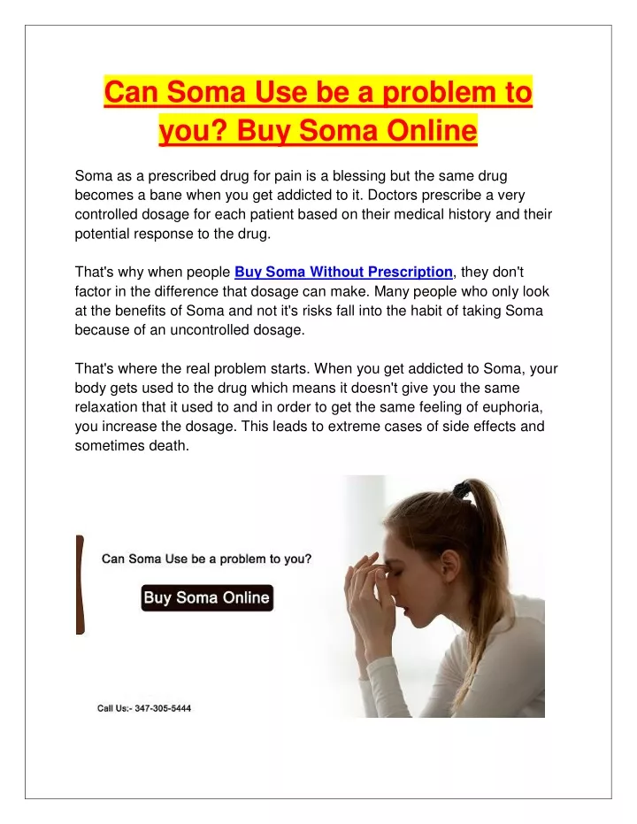 can soma use be a problem to you buy soma online