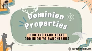 Hunting Property For Sale In Texas Hill Country | Dominion Lands