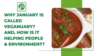 Why January is Called Veganuary And, How is it helping People & Environment