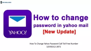 How To Change Yahoo Password Call Toll Free Number 1(559)312-2872