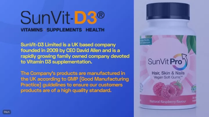 s u nvit d 3 limited is a uk based compan