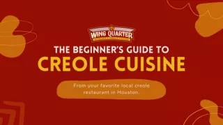 The Beginner's Guide To Creole Cuisine