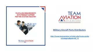 Military Aircraft Parts Distributors