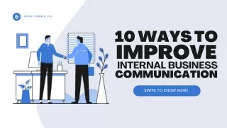 10 Ways To Improve Internal Business Communication